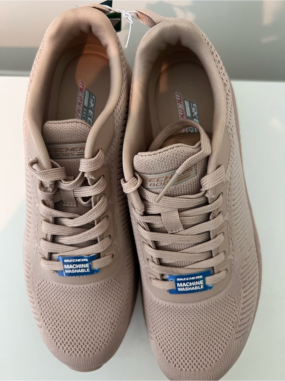 BOBS from Skechers Men's Knit Sneakers in Taupe Beige.New w/out box Size 8.5 $40
